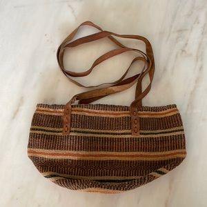 STRAW Women's Tote Bag Woven Shoulder Bag Purse Handbag